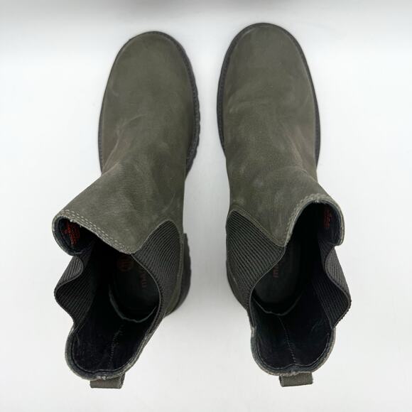 Marc Joseph New York Womens Columbia ST Ankle Booties US 6 Green Leather NWOB - Picture 10 of 13